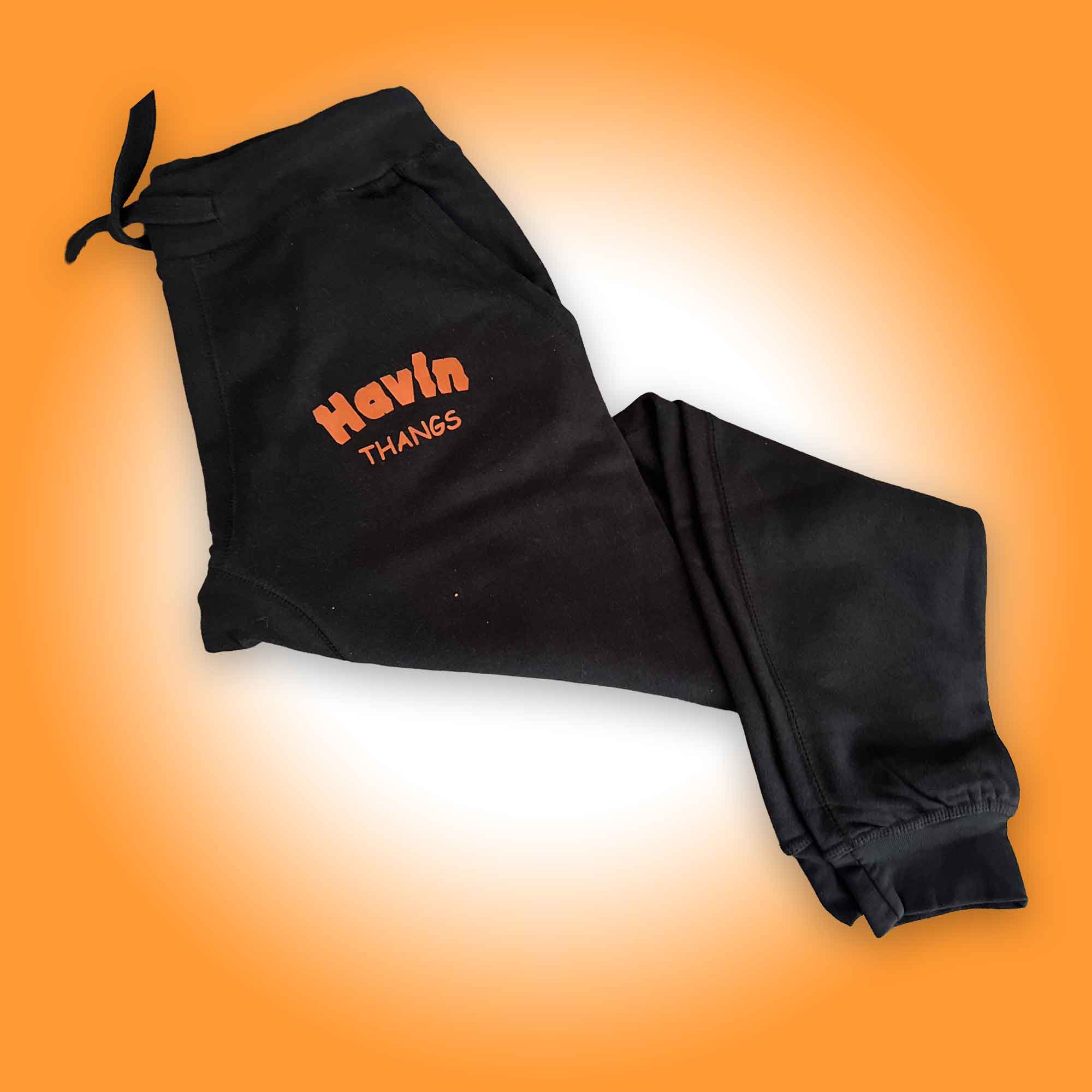 “Lifestyle Joggers” – simple, but hits your brand’s essence. (Full run)